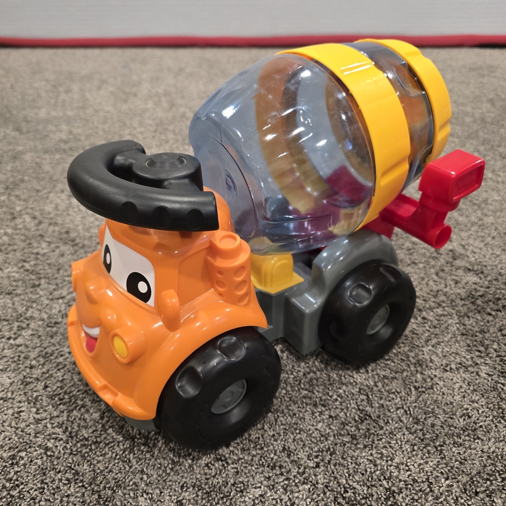 CAT Mega Bloks Toy Cement Mixer Truck